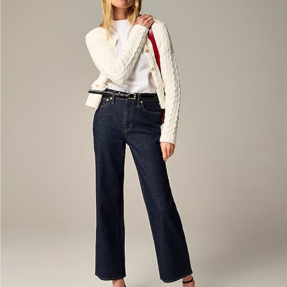 J. Crew slim wide jean